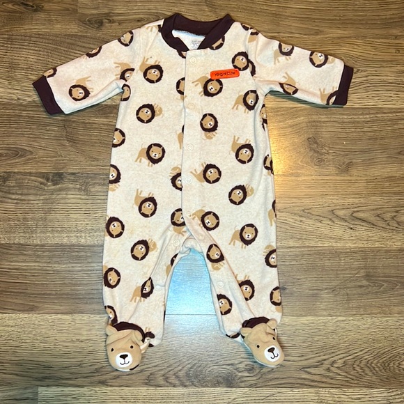 Carter's Other - Just One You by Carters King of Cute Fleece Sleep and Play Size 3 Months